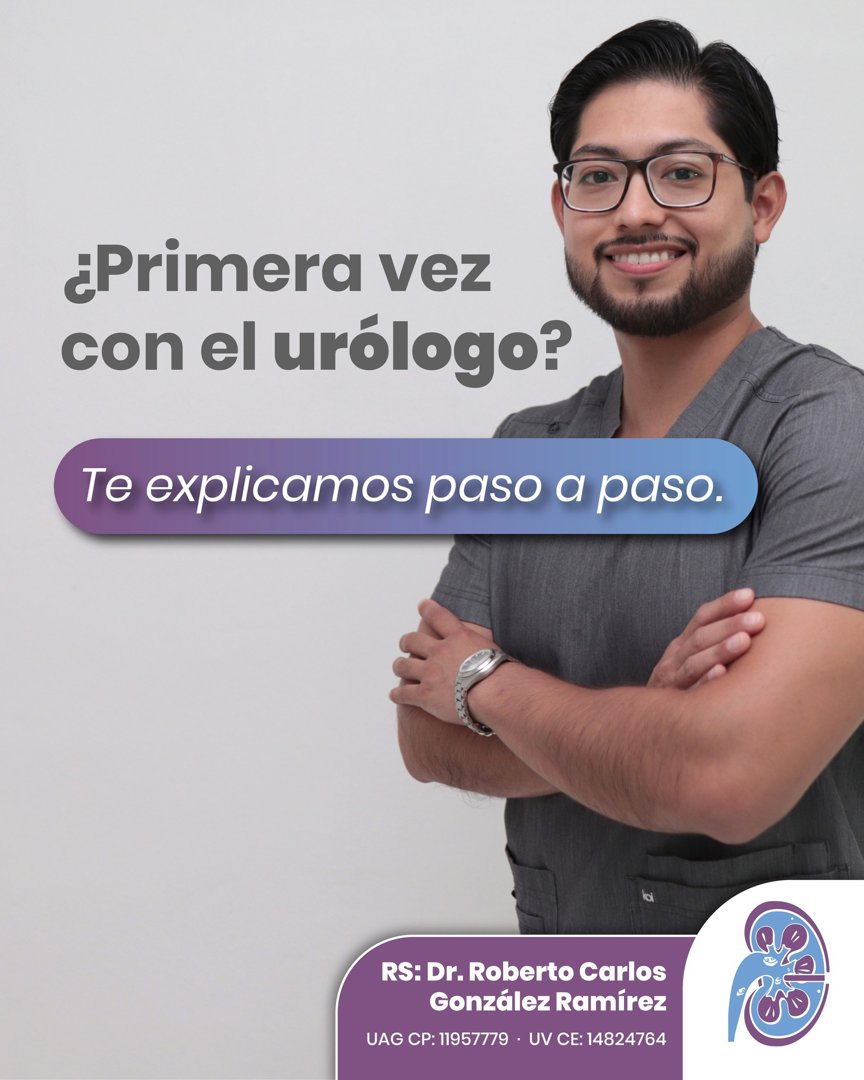 Anuncio de Dr Roberto Gonzalez R. Urologo: consulta de valoración médica con el Dr. Roberto González