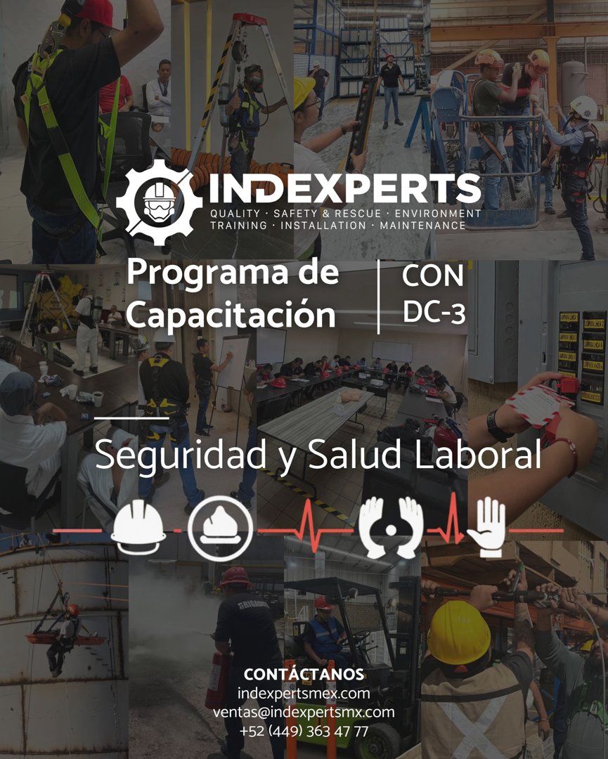 Anuncio de INDexperts: Programa de Capacitación en Seguridad y Salud Laboral
