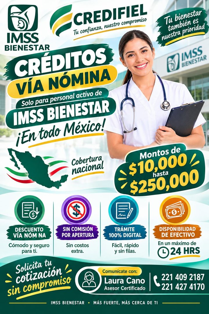 Anuncio de Soluciones Financieras para Gobierno y Maestros de Puebla: Créditos vía nómina