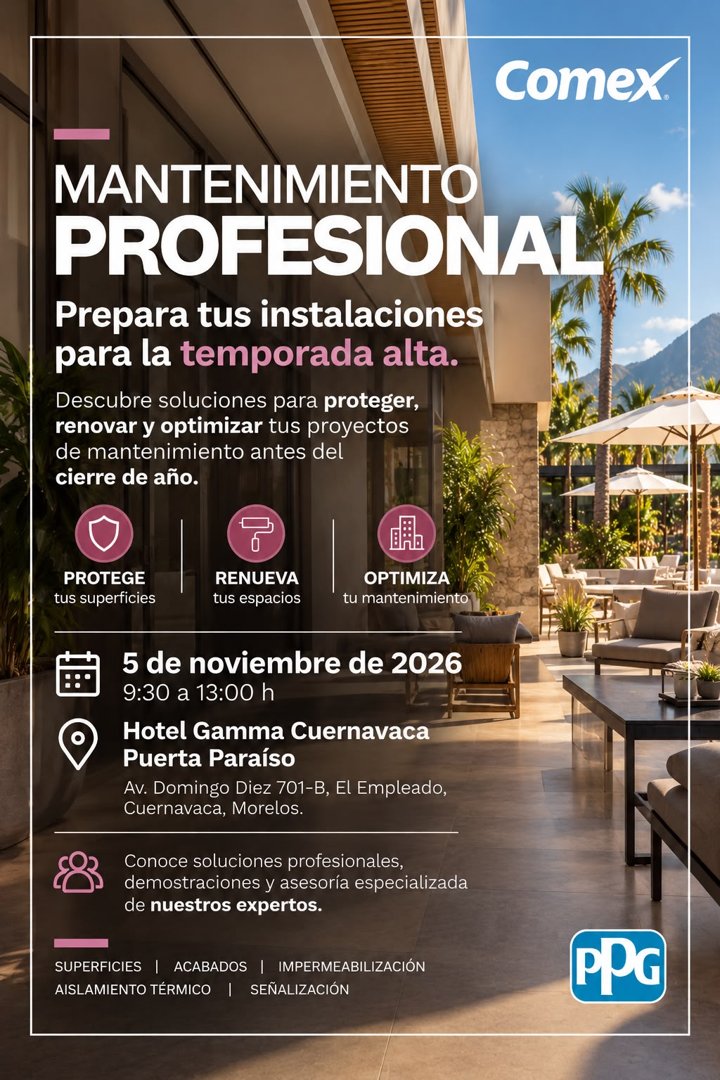Anuncio de Tiendas Econocomex: Mantenimiento profesional