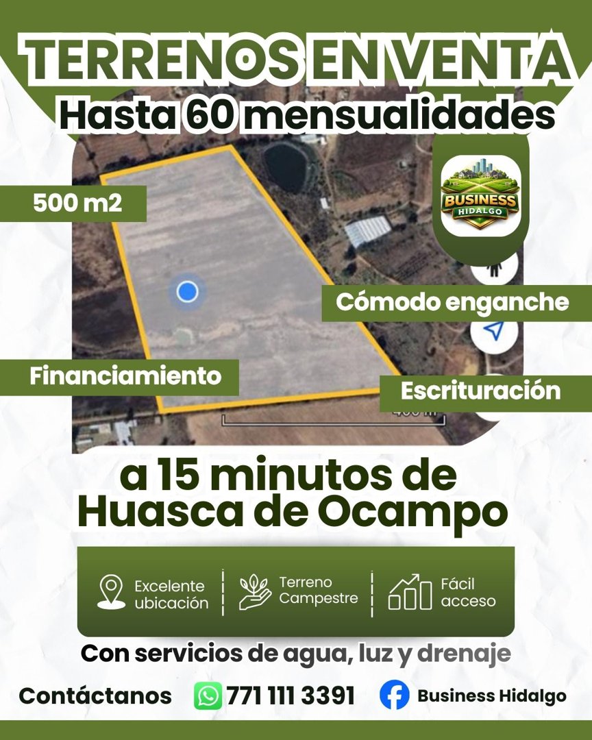 Anuncio de Business Hidalgo: Terrenos