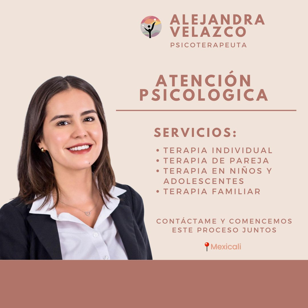 Anuncio de Psicóloga Alejandra Velazco: psicoterapia