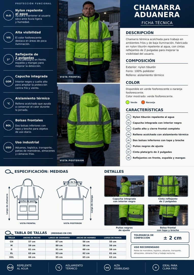 Anuncio de Termicguae: Chamarra térmica