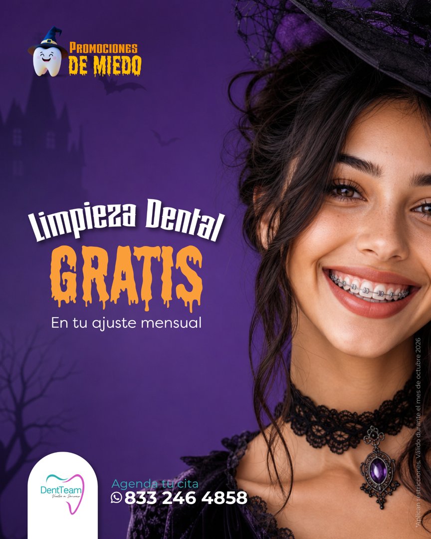 Anuncio de DentTeam: Limpieza dental