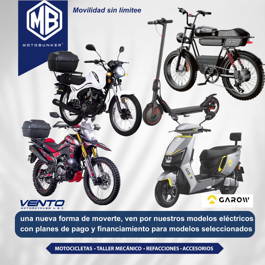 Anuncio de Motobunker: motocicletas
