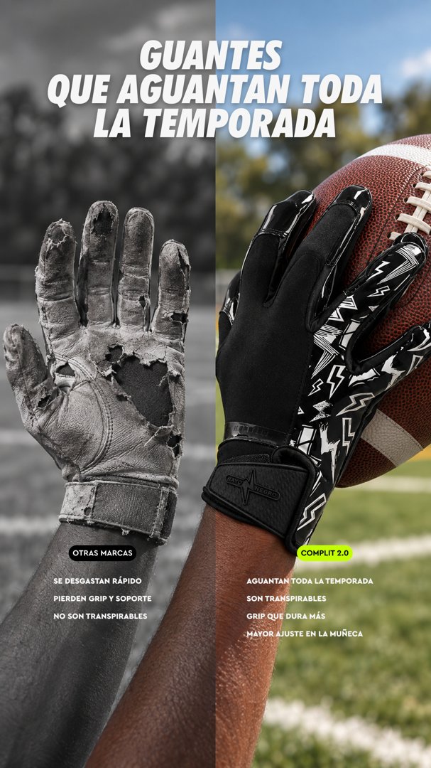 Anuncio de Rayo Negro: guantes