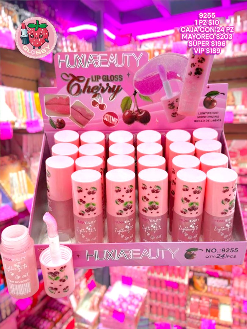 Anuncio de Glossy Cosmetics: Gloss lip gloss