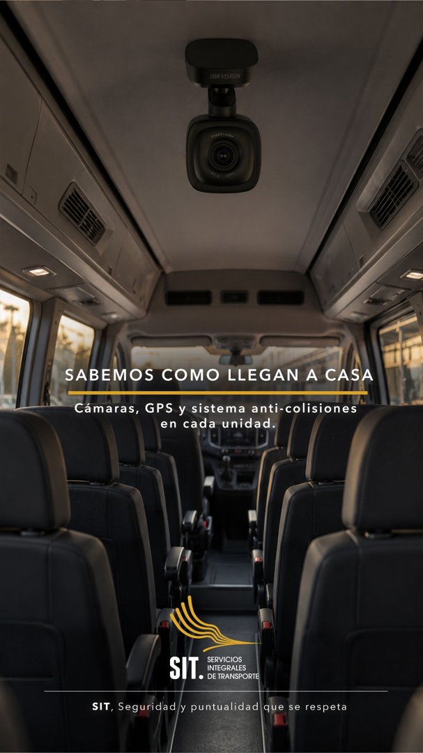 Anuncio de SITransporte: Equipamiento de unidades con cámaras, GPS y sistema anti-colisiones