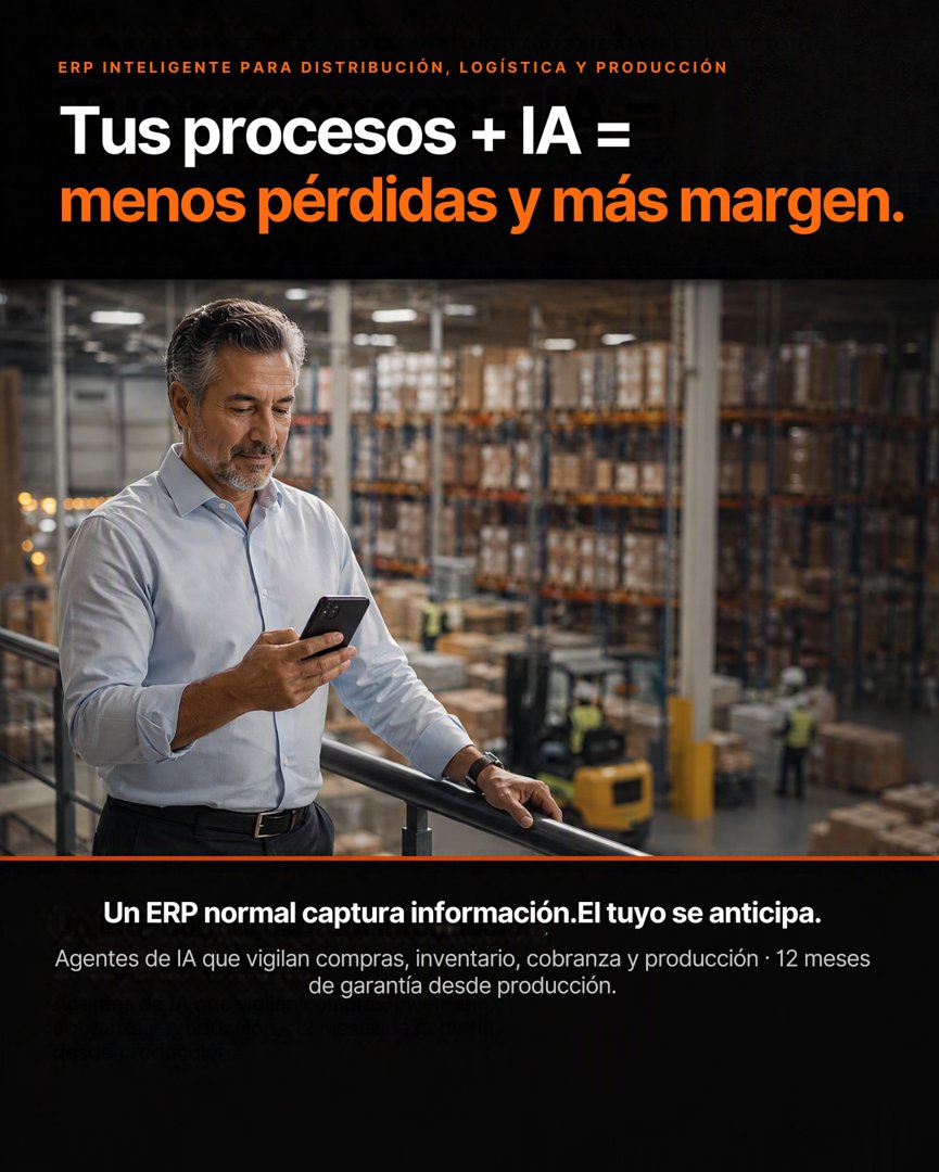 Anuncio de Enteratek Consulting: ERP inteligente con agentes de IA