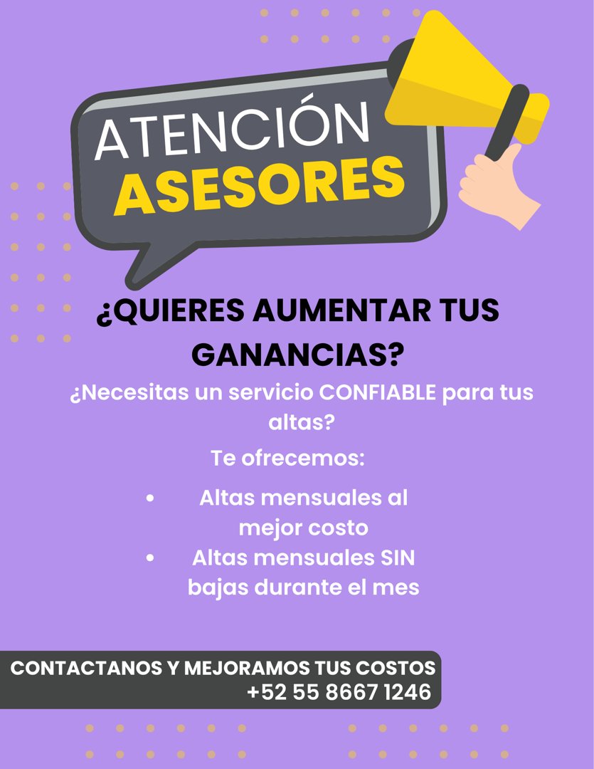 Anuncio de Valora Patrimonial: altas mensuales
