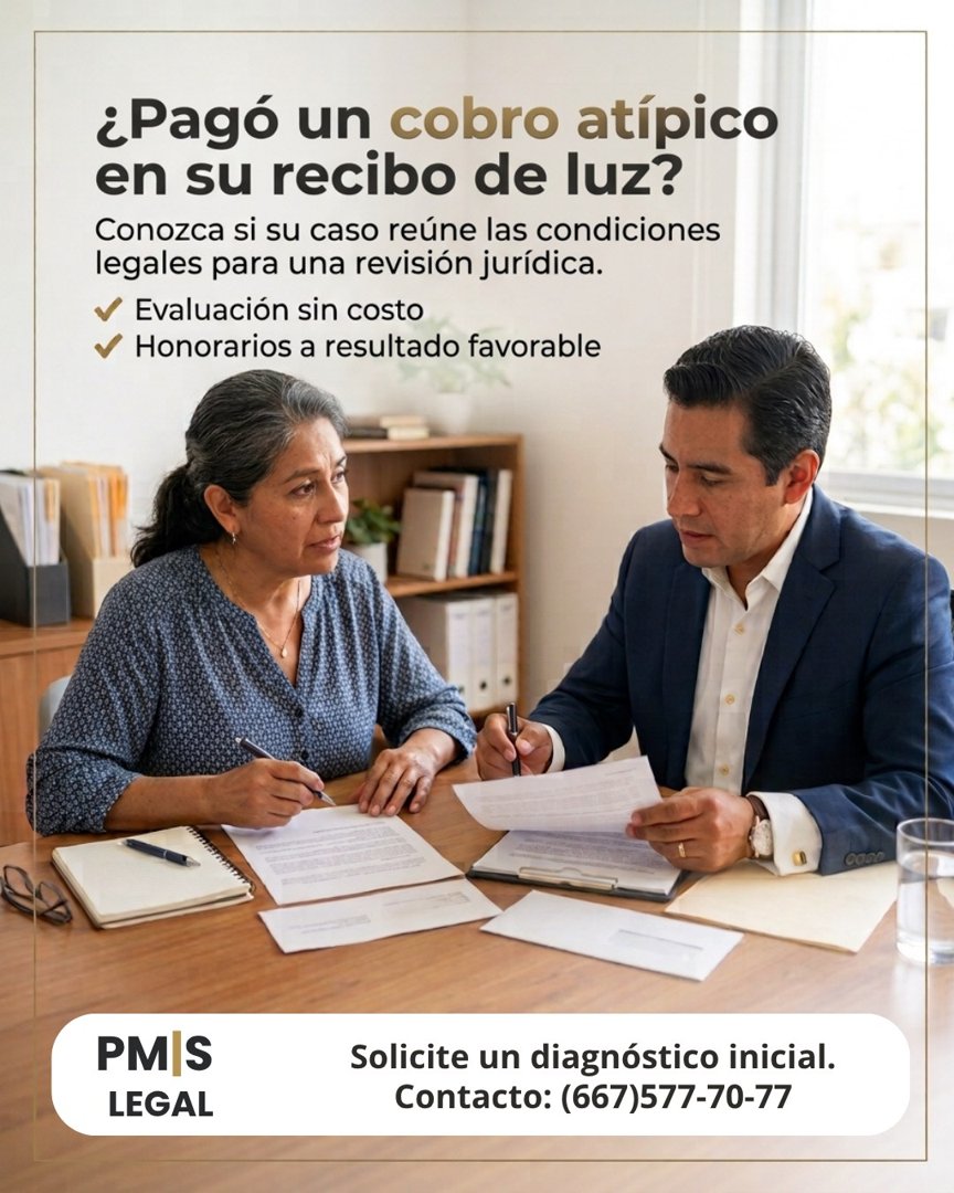 Anuncio de Nodus360: Revisión jurídica de cobros atípicos en recibos de luz