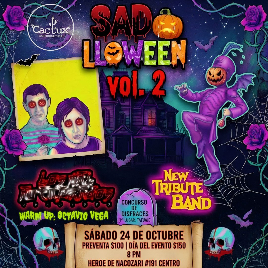 Anuncio de Los Malaventurados: Concierto de música en vivo