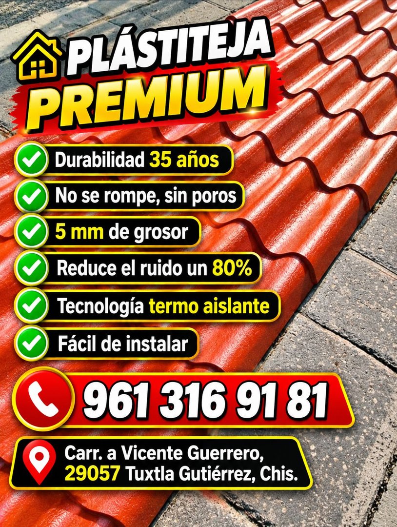Anuncio de La galerita: Plastitejas