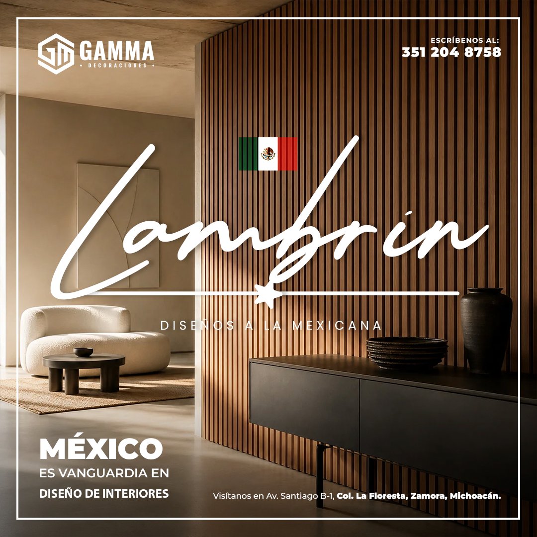 Anuncio de Gamma Decoraciones: Lambrín interior y exterior
