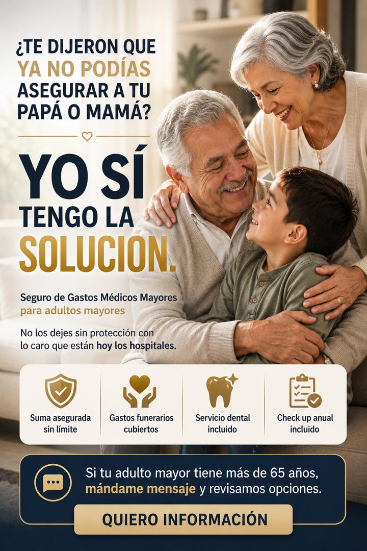 Anuncio de Soy Fer Barron: Seguro de gastos médicos mayores