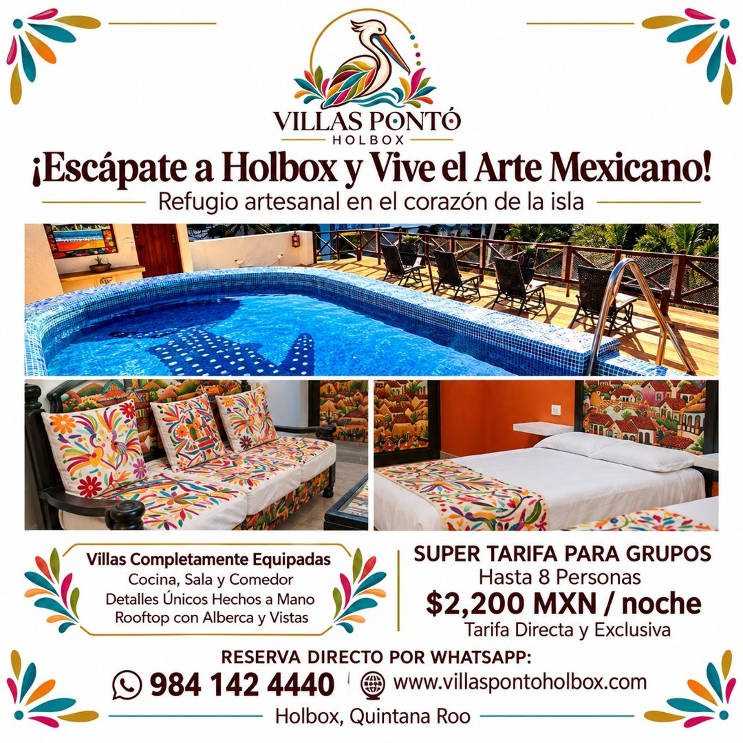 Anuncio de Hotel Villas Ponto Holbox