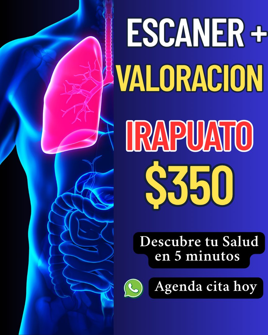 Anuncio de Vital Health VIDA PLENA: Escáner bioeléctrico y valoración