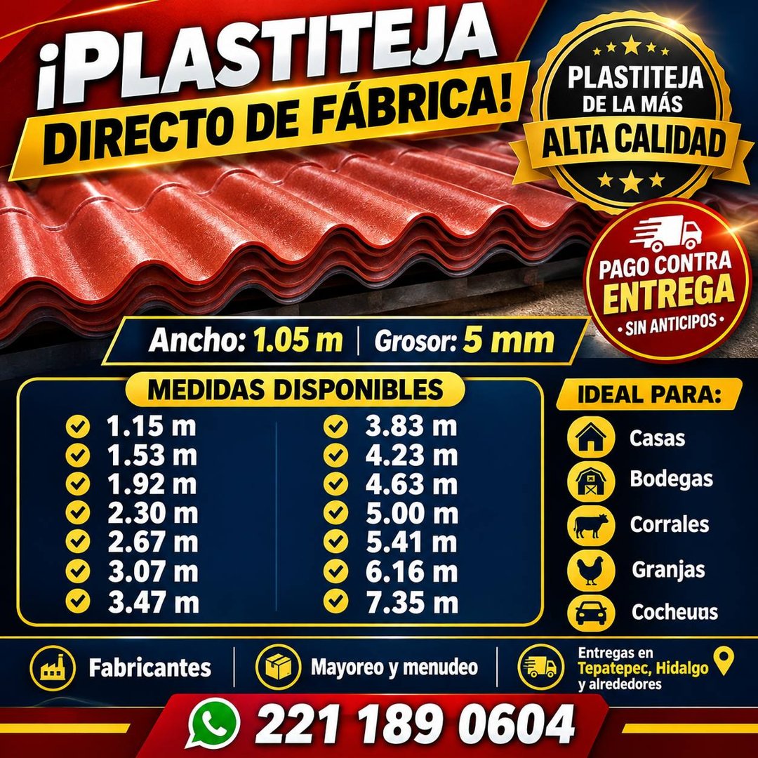 Anuncio de plastiteja bebederos y Comederos hidalgo México: Plastiteja