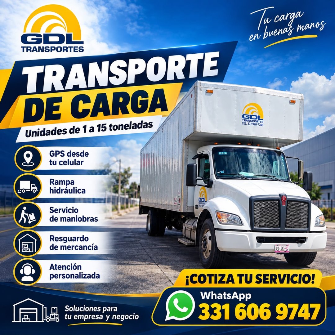 Anuncio de Gdl transporte
