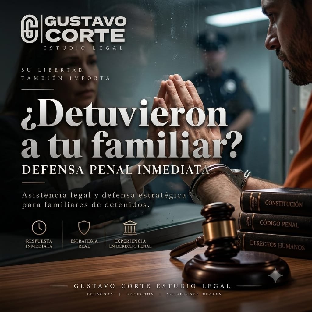 Anuncio de Gustavo Corte Abogado.: defensa penal