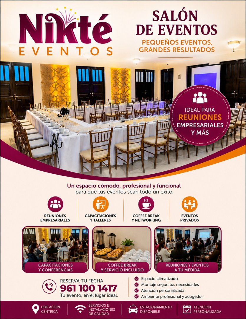 Anuncio de Restaurante Las Pichanchas: Salón de eventos para reuniones empresariales y capacitaciones