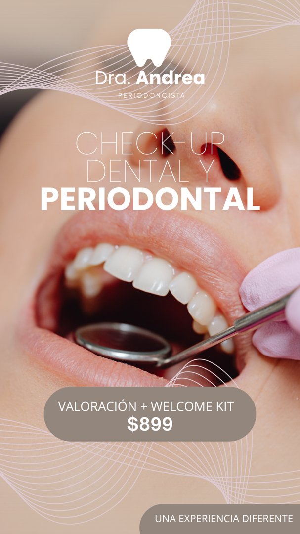 Anuncio de draandrearico: Check-up dental y periodontal