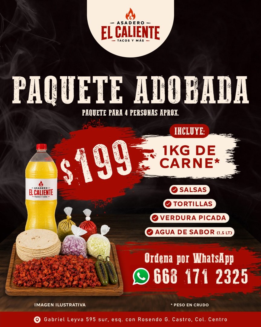 Anuncio de Asadero El Caliente