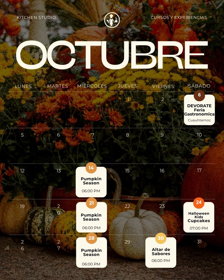 Anuncio de Kitchen Studio CUU: taller de cocina