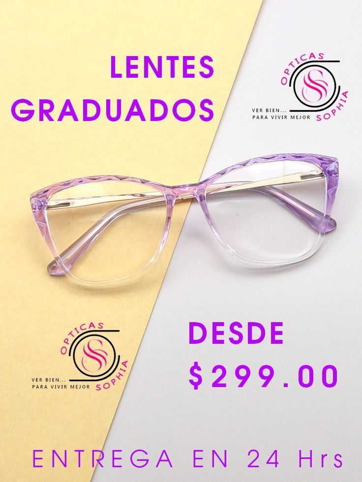 Anuncio de Opticas Sophia Playa: Lentes graduados