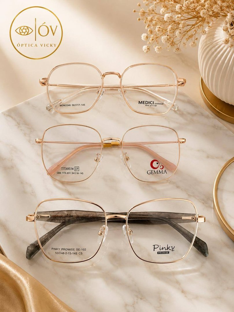 Anuncio de Óptica Vicky: lentes monofocales