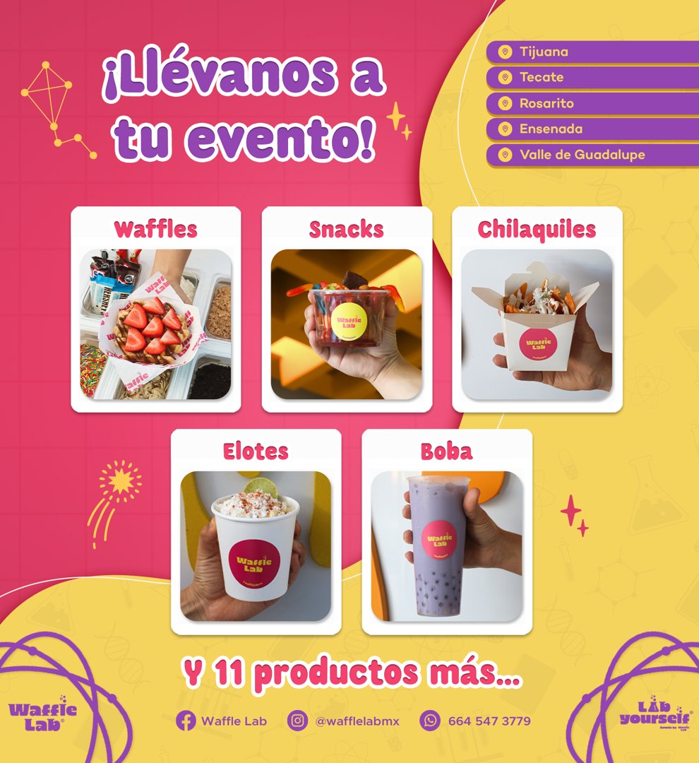 Anuncio de Waffle Lab: Catering de eventos