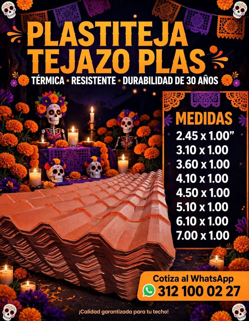 Anuncio de Láminas la haciendita: Láminas plásticas para techos