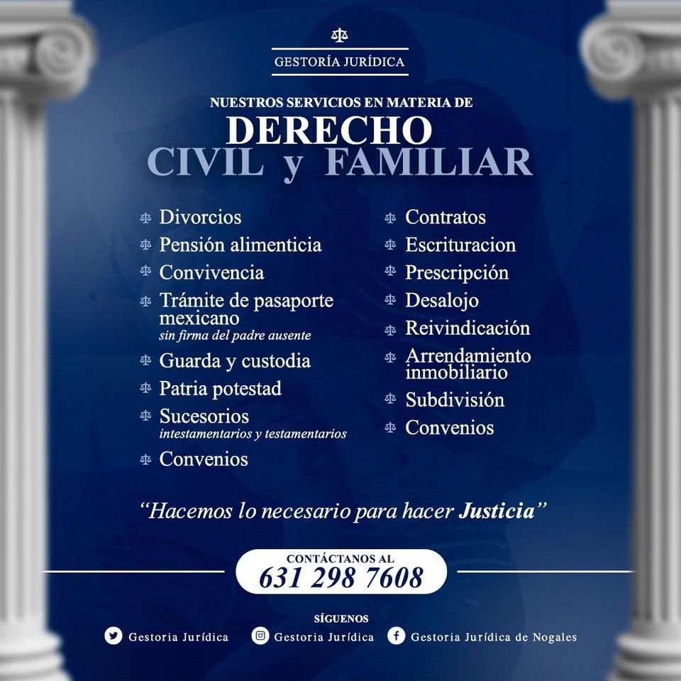 Anuncio de Gestoria Juridica de Nogales: Gestoría jurídica