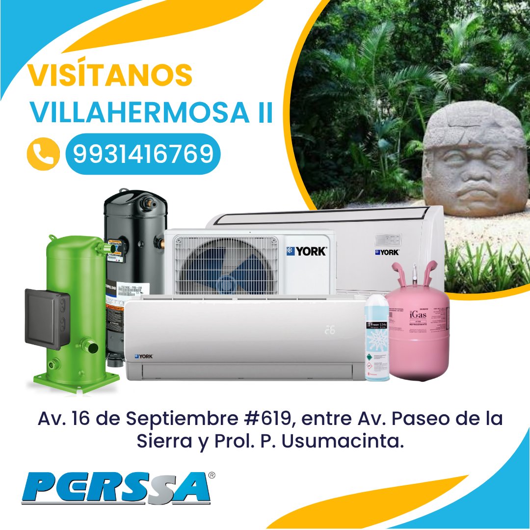 Anuncio de PERSSA: distribuidores de equipos de climatización y refrigeración