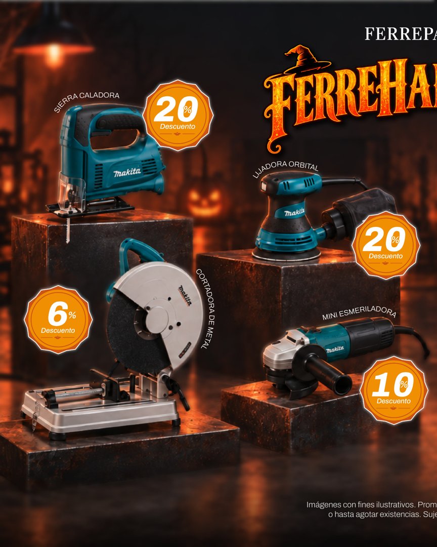 Anuncio de Ferrepacifico MX: herramientas Makita