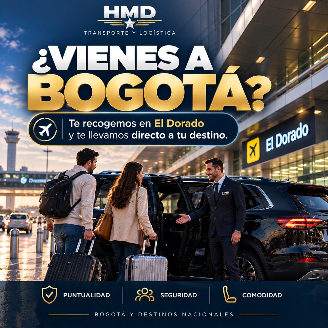 Anuncio de Transporte Hmd S.a.s: Transporte privado desde el aeropuerto