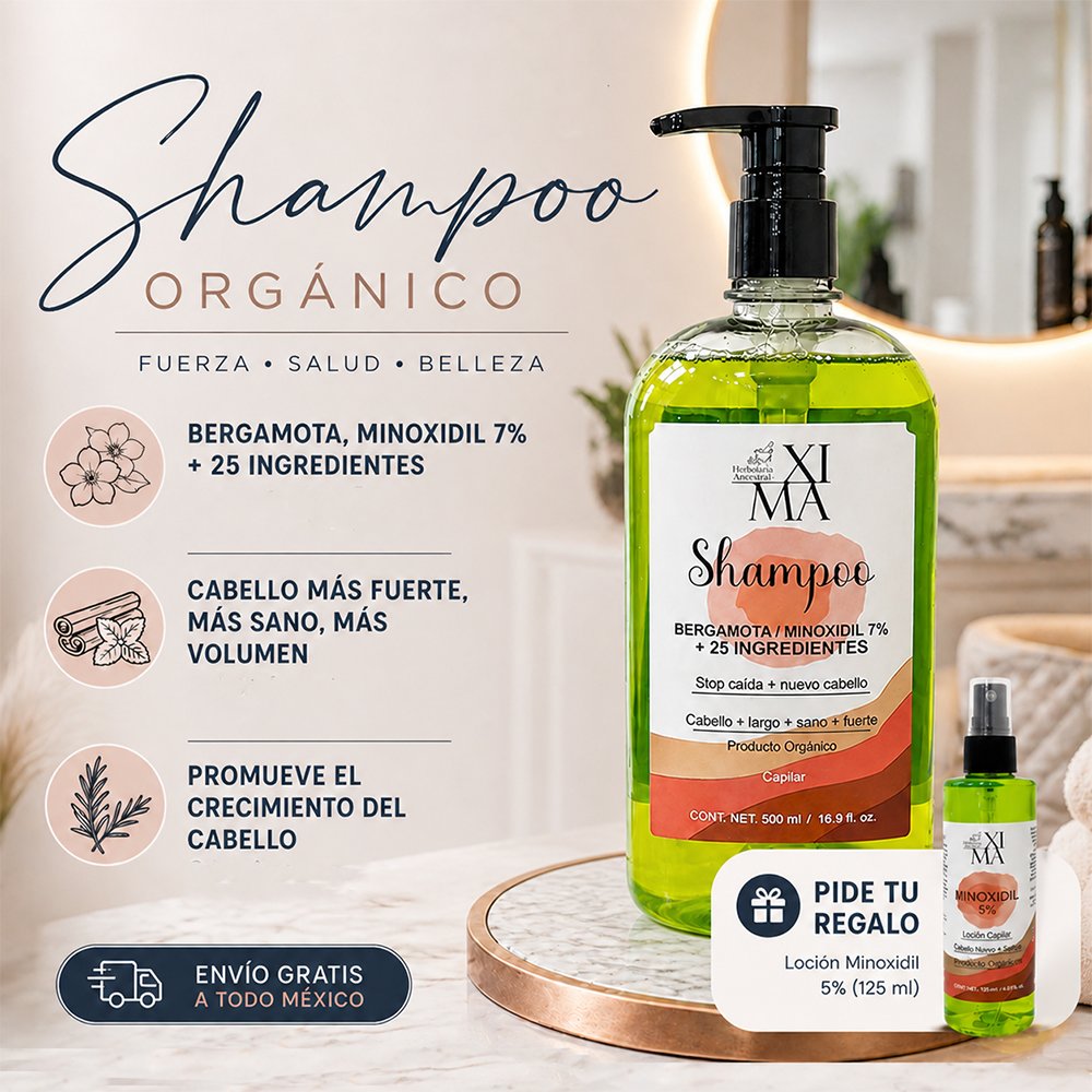 Anuncio de XIMA Shampoo Minoxidil Chihuahua: Shampoo con Minoxidil