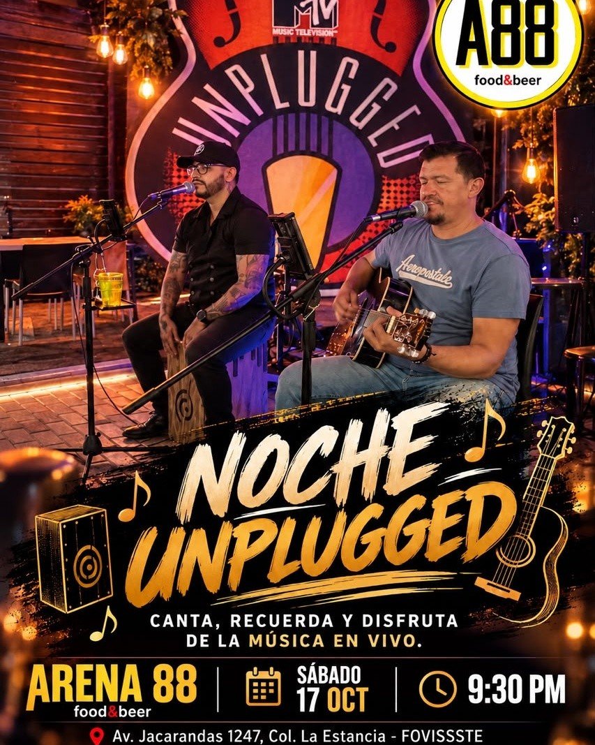 Anuncio de Arena 88: Noche Unplugged