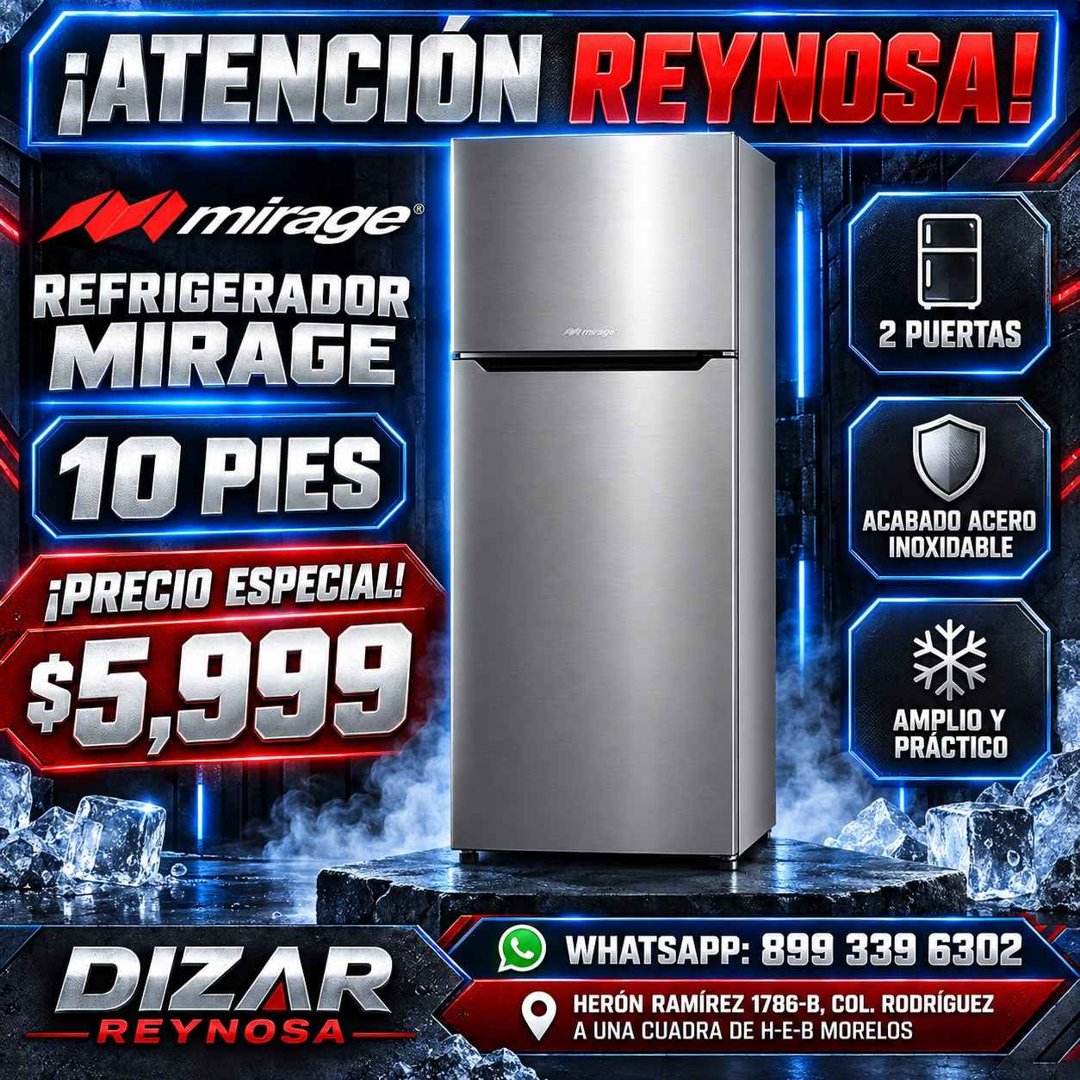 Anuncio de Juan Carlos Gonzalez Torres: Refrigerador Mirage 10 pies