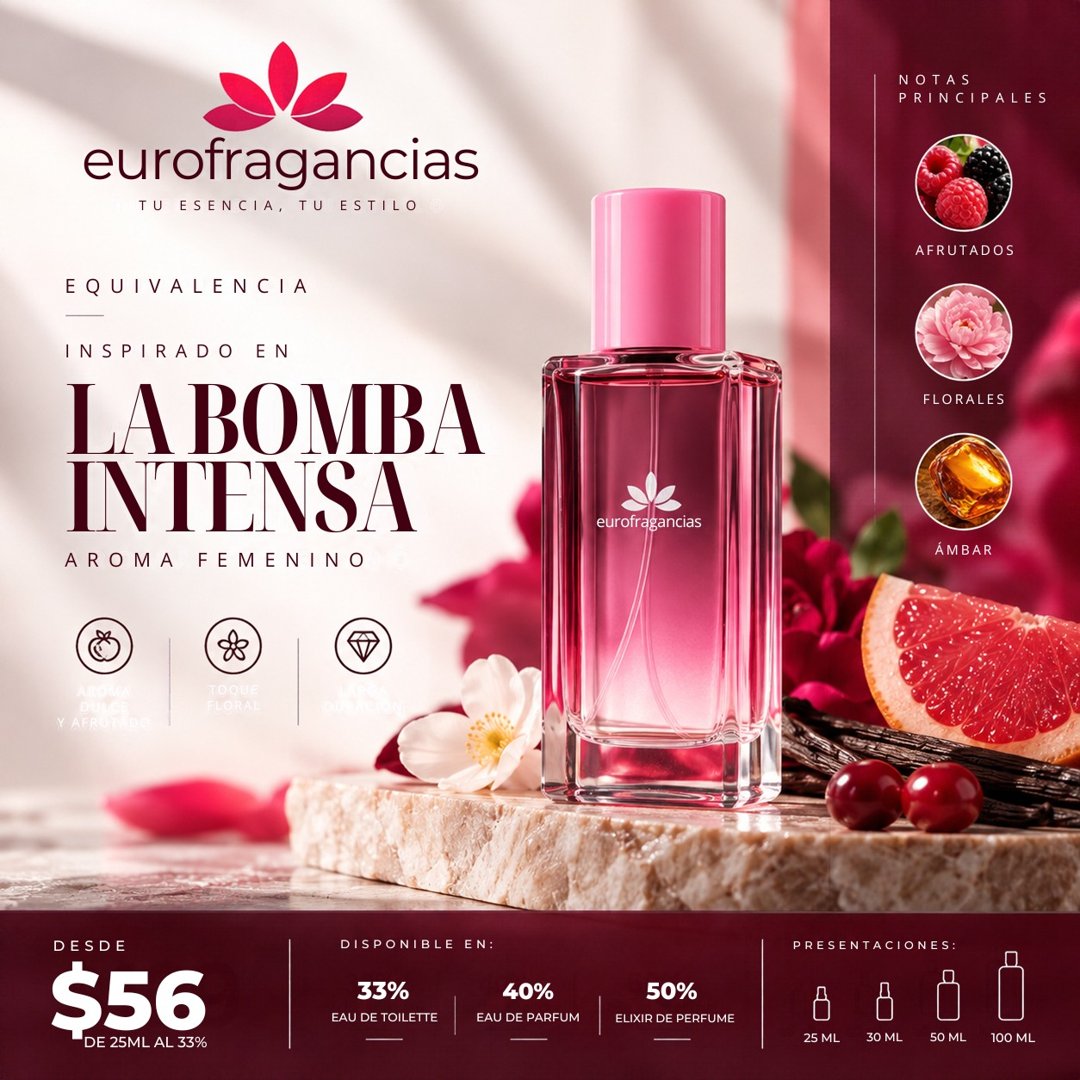 Anuncio de Eurofragancias: Perfume femenino