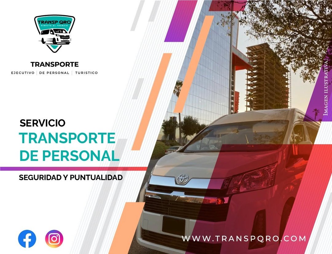 Anuncio de Transp QRO: Transporte de personal
