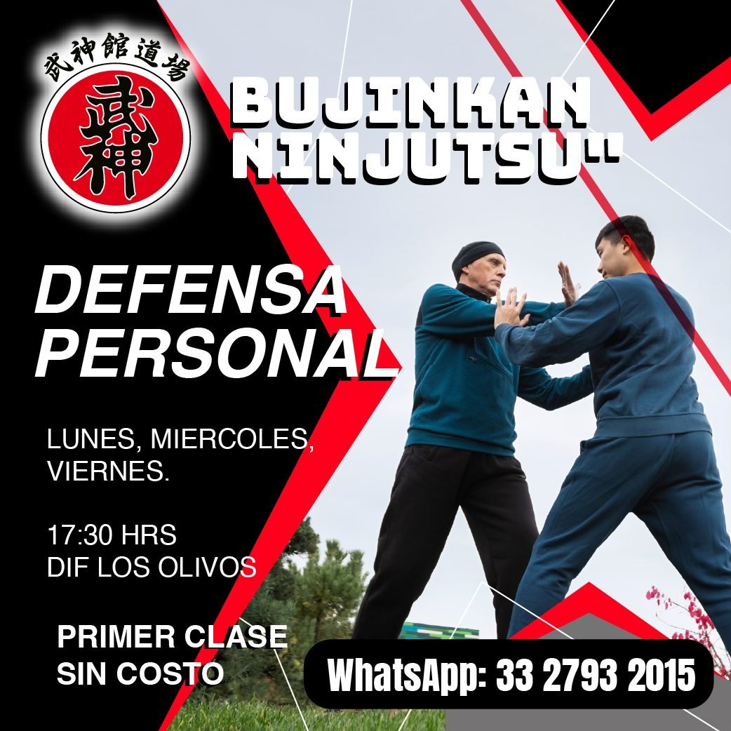 Anuncio de Bujinkan Tlaquepaque: Defensa personal