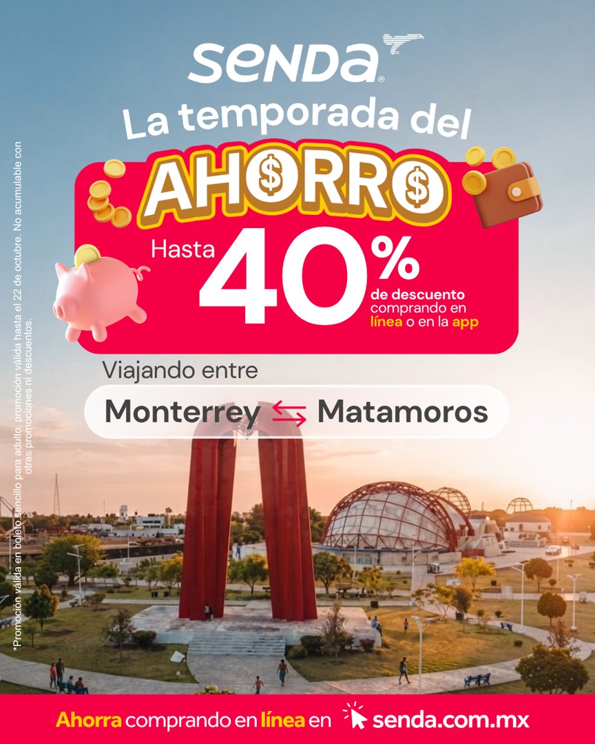 Anuncio de Grupo Senda: transporte terrestre
