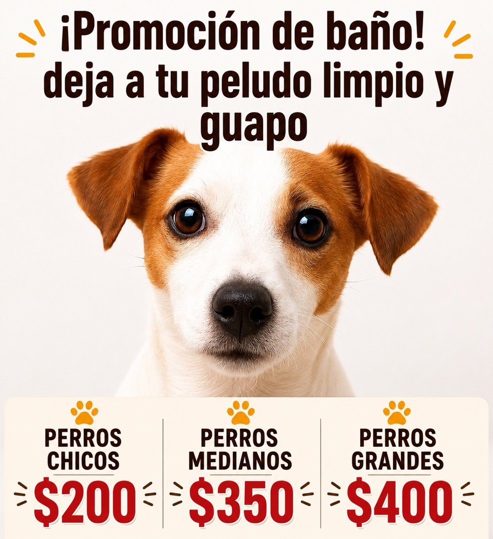 Anuncio de Estética canina amigos con cola