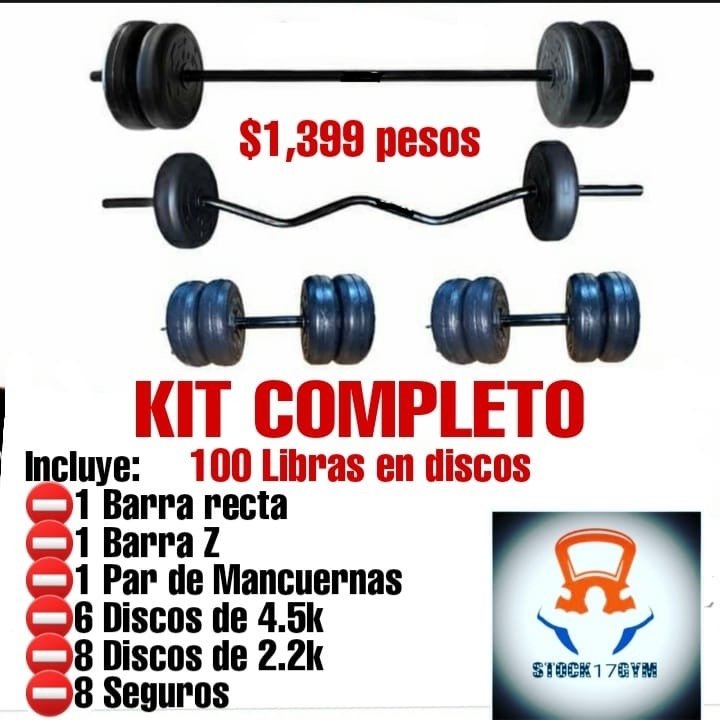 Anuncio de Stock17GYM: Kit de ejercicio completo