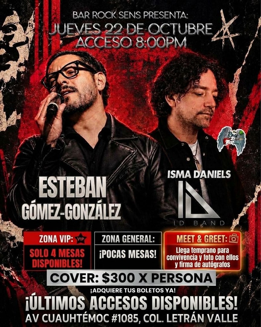 Anuncio de Rock Sens Bar: show musical