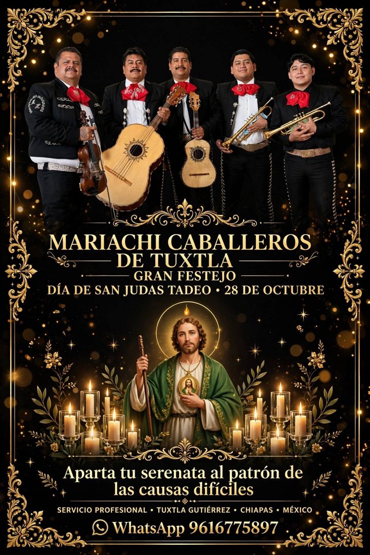 Anuncio de Mariachi Caballeros de Tuxtla: Mariachi para eventos