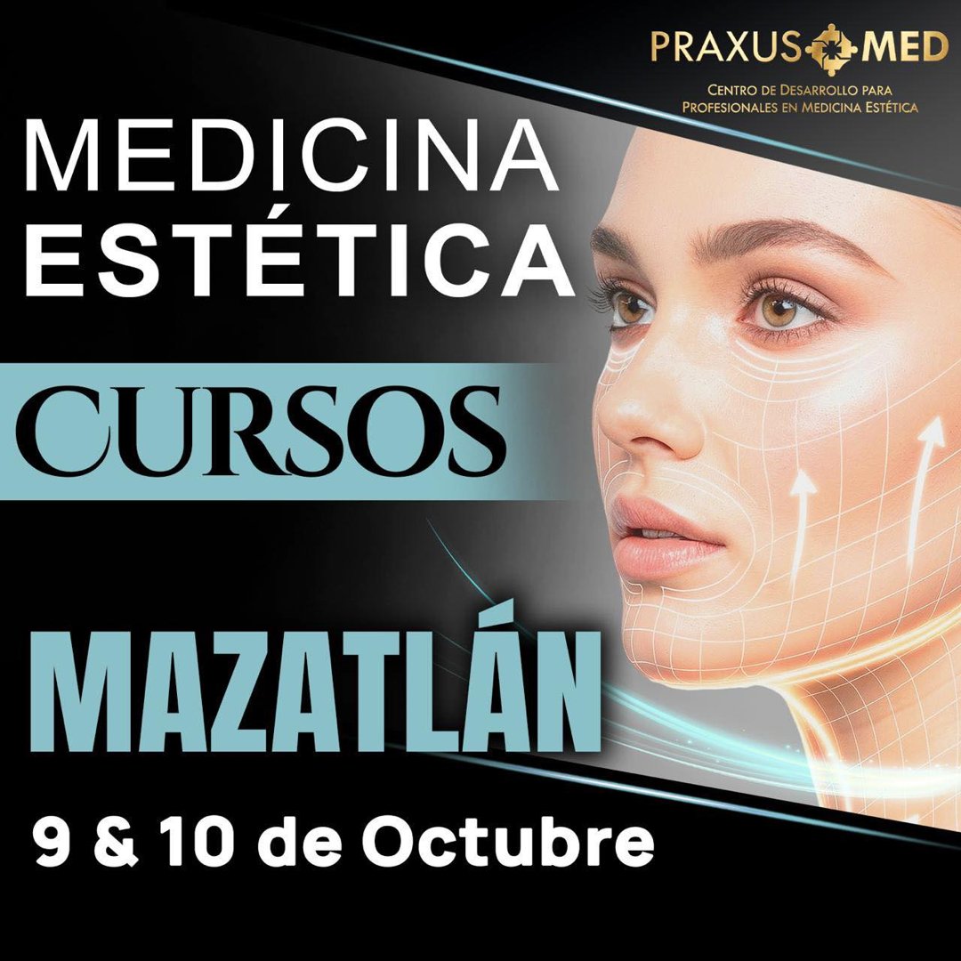 Anuncio de Praxusmed: cursos de medicina estética
