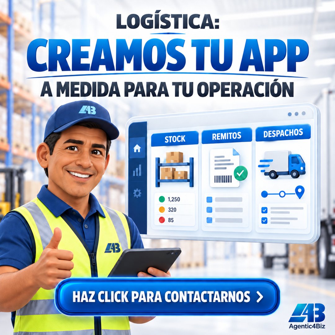Anuncio de Agentic4Biz: desarrollo de app a medida