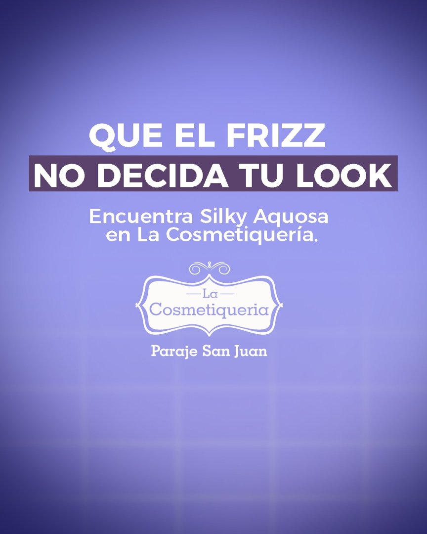 Anuncio de La Cosmetiquería Paraje San Juan